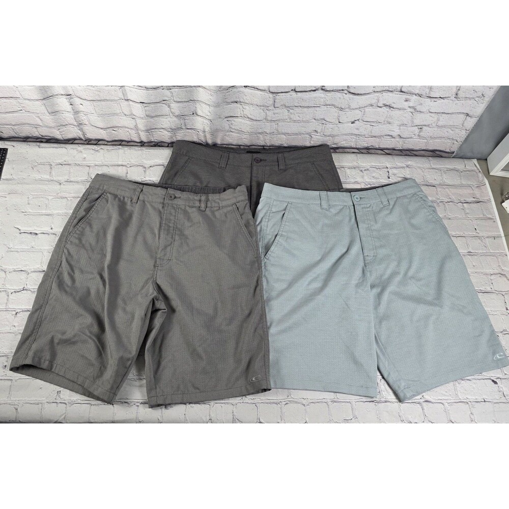 O’Neill Men’s Size 36 Teal , Charcoal Gray & Chino Shorts (3)